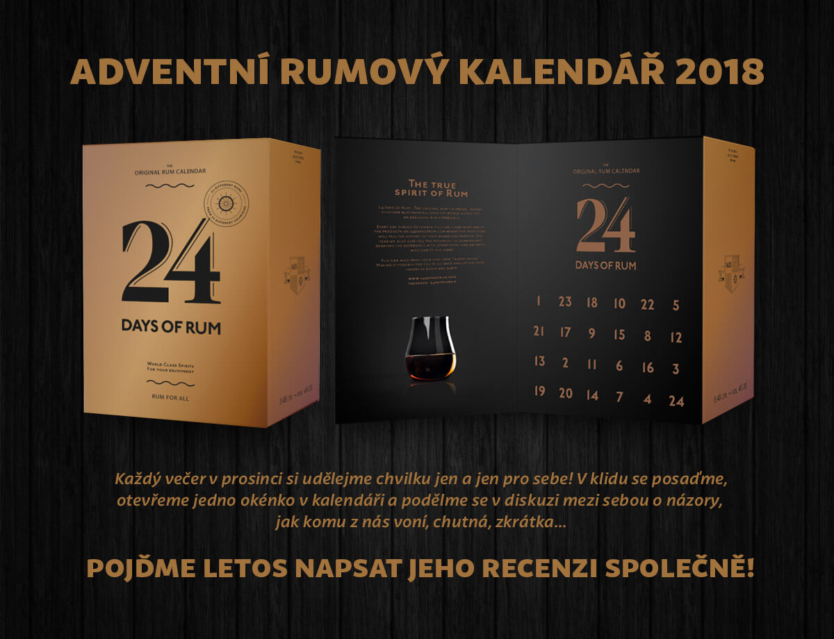 Adventní rumový kalendář 24 DAYS OF RUM 2018