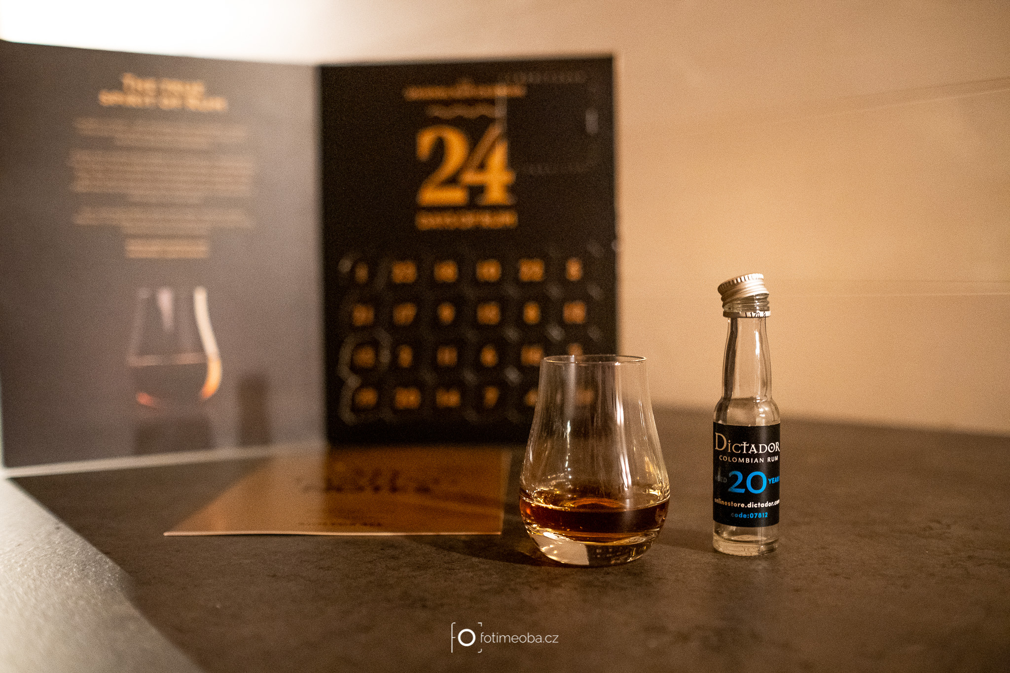 Rumový kalendář 2018 – č. 1 – Dictador 20y