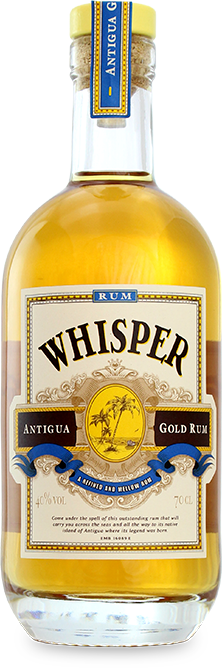 Rumový kalendář 2018 – č. 2 – Whisper Antigua Gold Rum