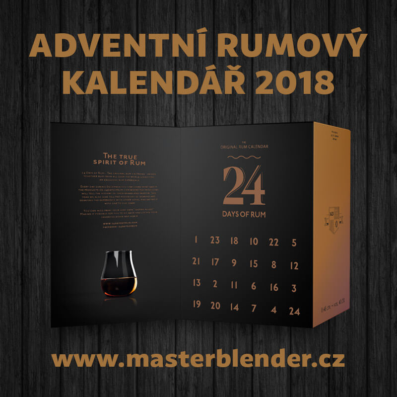 Adventní rumový kalendář 2018 - 24 days of rum - kalendář plný nejlepších rumů - masterblender.cz